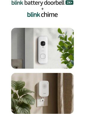 Wireless 2K Video Doorbell & Chime Set - Smart Home Security, Enhanced Audio